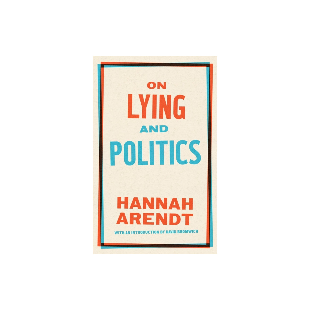 Produktbild för On Lying and Politics (häftad, eng)