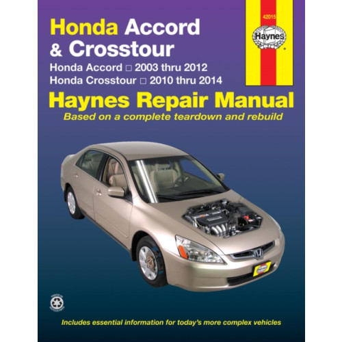 Haynes Manuals Inc Honda Accord (2003-2012) & Crosstour (2010-2014) Haynes Repair Manual (USA) (häftad, eng)