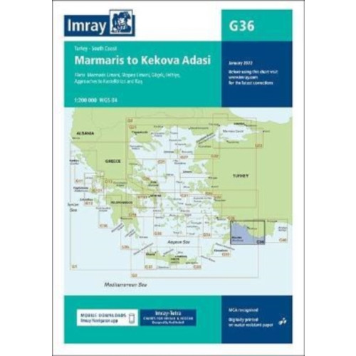 Imray, Laurie, Norie & Wilson Ltd Imray Chart G36 Turkey - South Coast