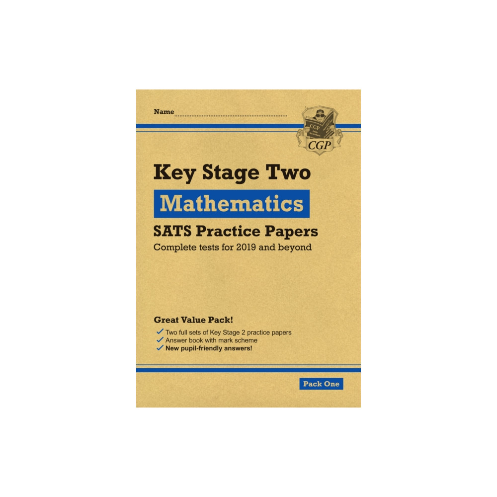 Produktbild för KS2 Maths Year 6 SATS Practice Papers: Pack 1 - for the 2027 tests (with free Online Extras)
