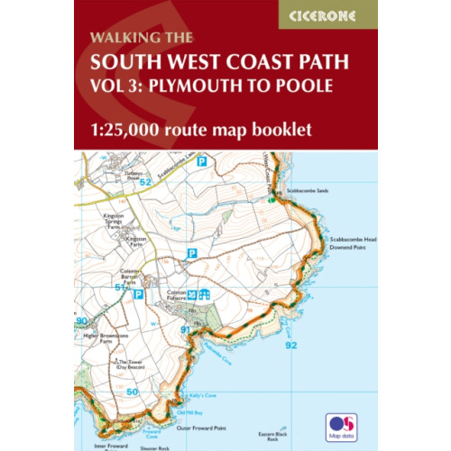 Cicerone Press South West Coast Path Map Booklet - Vol 3: Plymouth to Poole (häftad, eng)