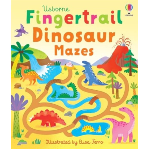 Usborne Publishing Ltd Fingertrail Dinosaur Mazes (bok, board book, eng)