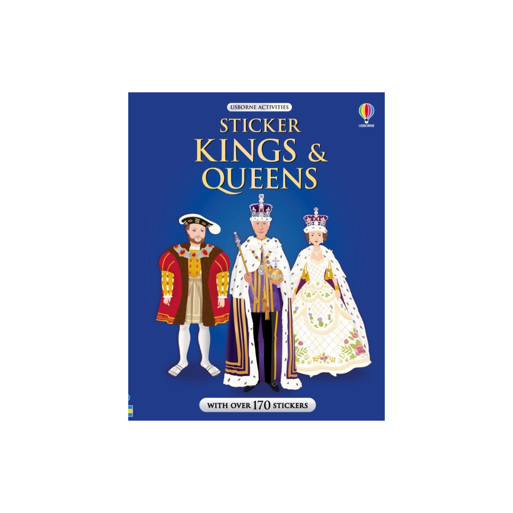 Produktbild för Sticker Kings & Queens (häftad, eng)