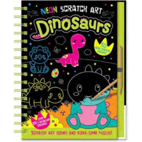 Gemini Books Group Ltd Neon Scratch Art Dinosaurs (inbunden, eng)