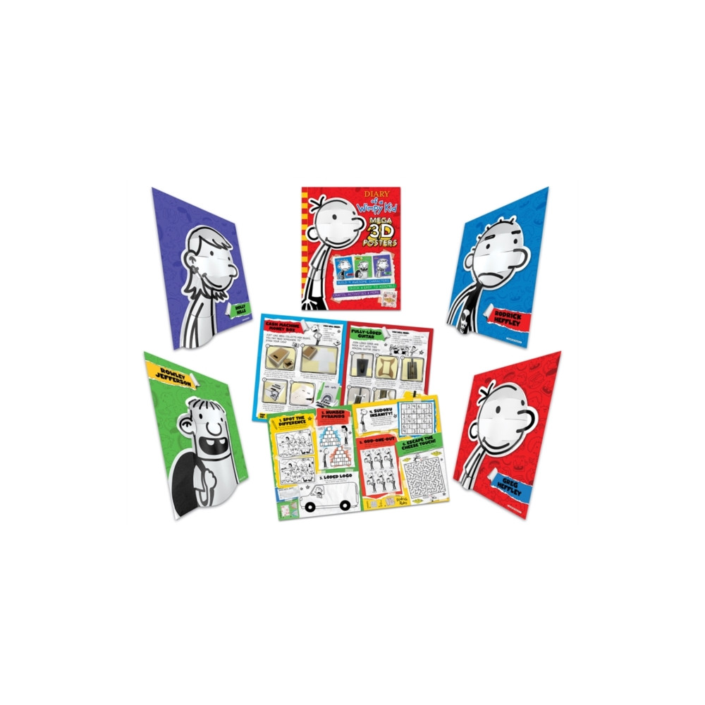 Produktbild för Diary of a Wimpy Kid: Pop Heads - 3D Crafts (häftad, eng)