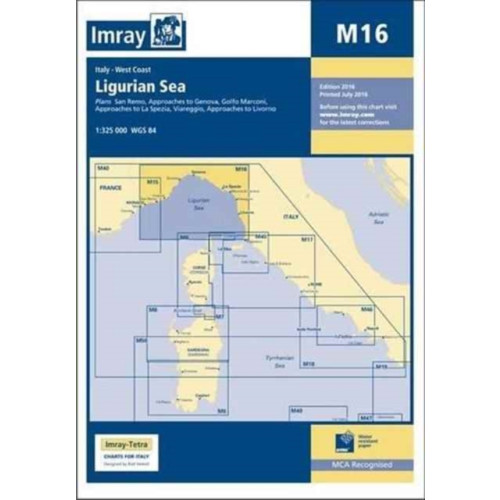 Imray, Laurie, Norie & Wilson Ltd Imray Chart M16 (häftad, eng)