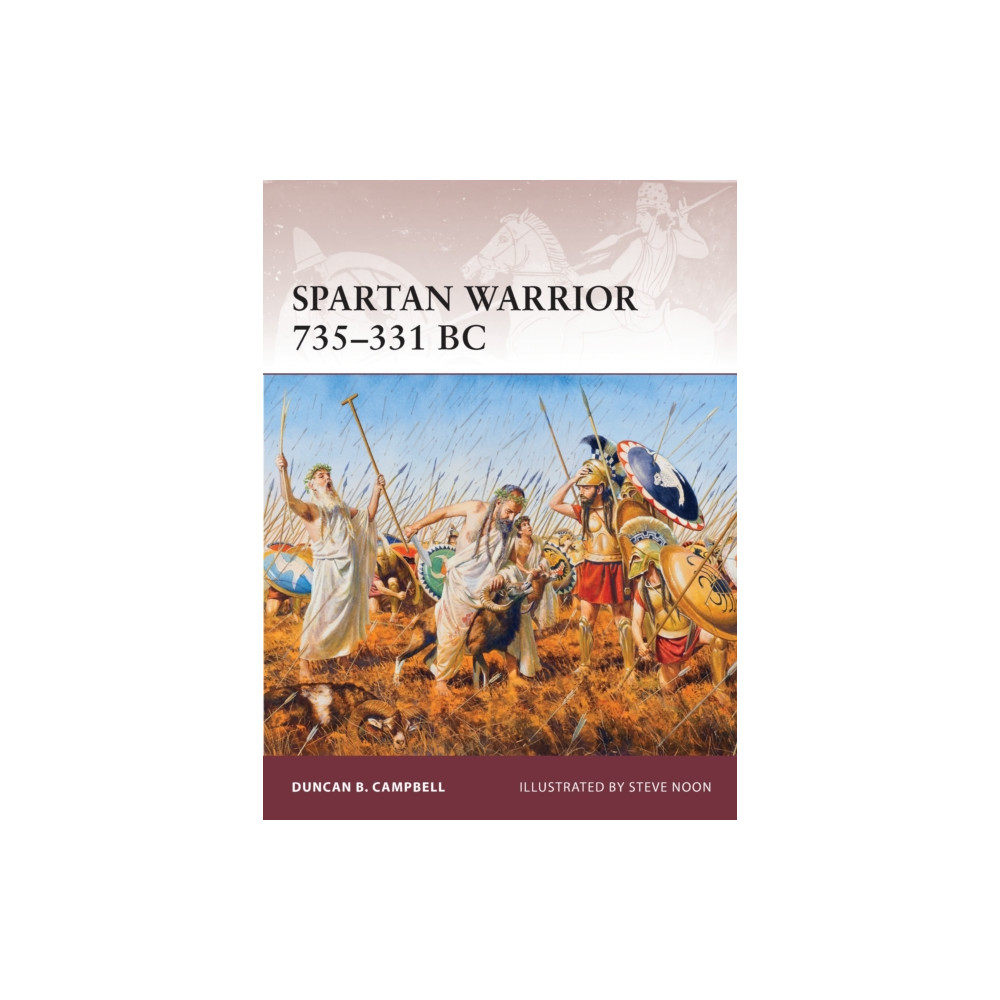 Produktbild för Spartan Warrior 735–331 BC (häftad, eng)