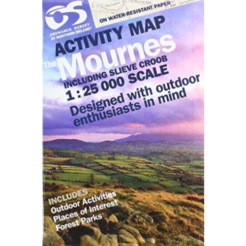 Ordnance Survey OSNI 1:25000 Mournes Activity Including Slieve Croob