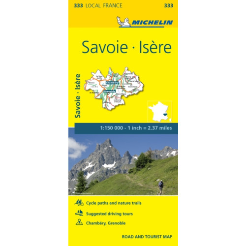 Michelin Editions Des Voyages Isere, Savoie - Michelin Local Map 333