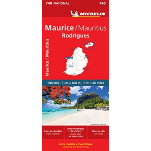 Michelin Editions Des Voyages Maurice (Mauritius) - Michelin National Map 740