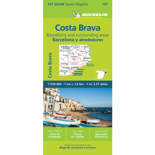 Michelin Editions Des Voyages Barcelona y Alrededores Costa Brava - Zoom Map 147