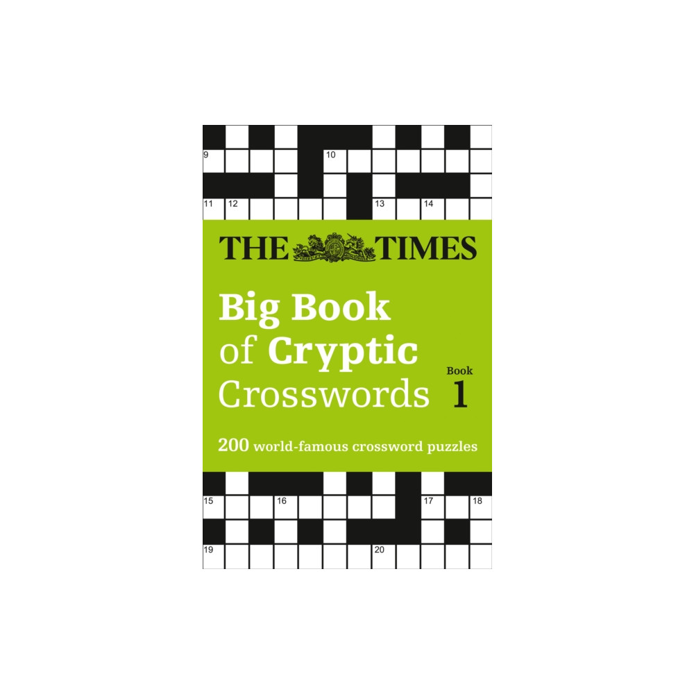 Produktbild för The Times Big Book of Cryptic Crosswords Book 1 (häftad, eng)