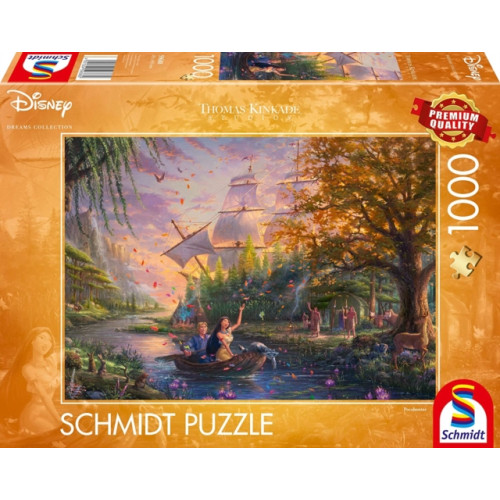 Asmodee Disney Dreams Collection - Pocahontas by Thomas Kinkade 1000 Piece Schmidt Puzzle (häftad, eng)