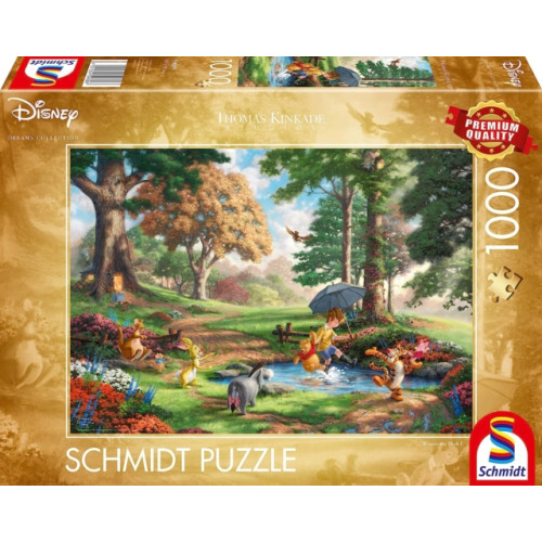 Asmodee Disney Dreams Collection - Winnie the Pooh by Thomas Kinkade 1000 Piece Schmidt Puzzle