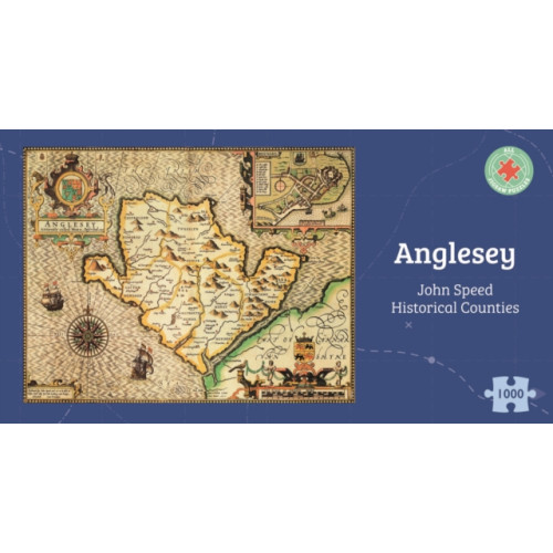 ALL JIGSAW PUZZLES Anglesey Historical 1610 Map 1000 Piece Puzzle (häftad, eng)