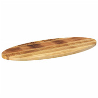 Produktbild för Bordsskiva 100x40x2,5 cm oval massivt mangoträ