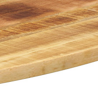 Produktbild för Bordsskiva 100x50x2,5 cm oval massivt mangoträ