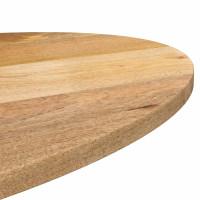 Produktbild för Bordsskiva 110x40x2,5 cm oval massivt mangoträ