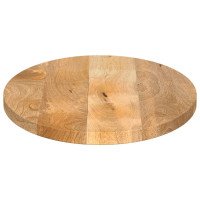 Produktbild för Bordsskiva 110x50x2,5 cm oval massivt mangoträ