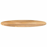 Produktbild för Bordsskiva 140x50x3,8 cm oval massivt mangoträ