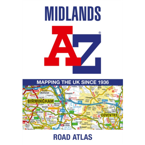 HarperCollins Publishers Midlands A-Z Road Atlas (häftad, eng)