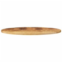 Produktbild för Bordsskiva 120x60x2,5 cm oval massivt mangoträ