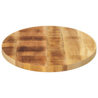 Produktbild för Bordsskiva 90x40x2,5 cm oval massivt mangoträ