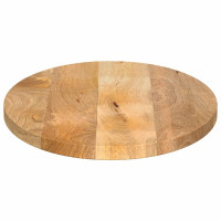 Produktbild för Bordsskiva 120x50x2,5 cm oval massivt mangoträ