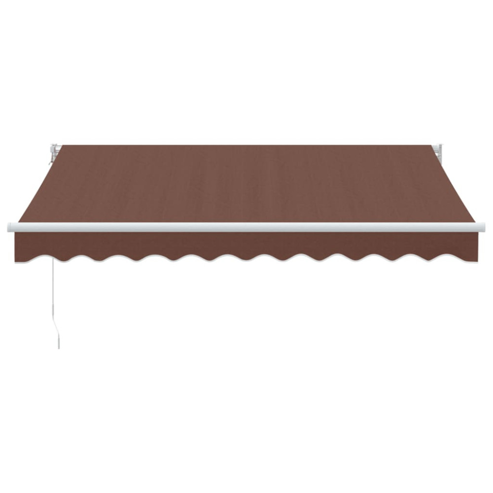 Produktbild för Markis manuellt infällbar 300x250 cm brun