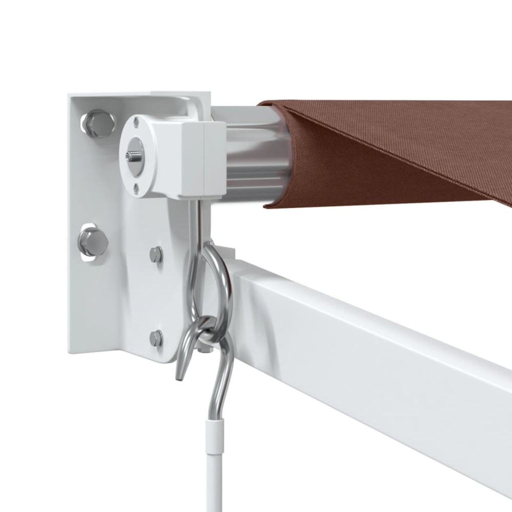 Produktbild för Markis manuellt infällbar 300x250 cm brun