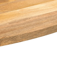 Produktbild för Bordsskiva 100x40x2,5 cm oval massivt mangoträ