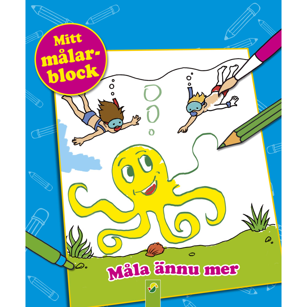 Produktbild för Mitt målarblock : måla ännu mer (häftad)