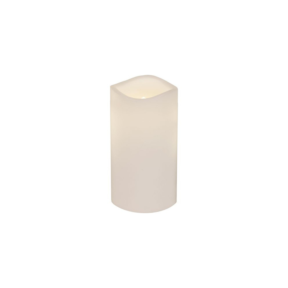 Produktbild för Blockljus STAR T LED Paul 15cm vit