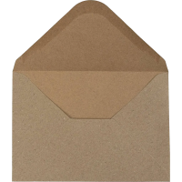 Produktbild för Focus Envelope 115x160 Brown 120g 50 pcs