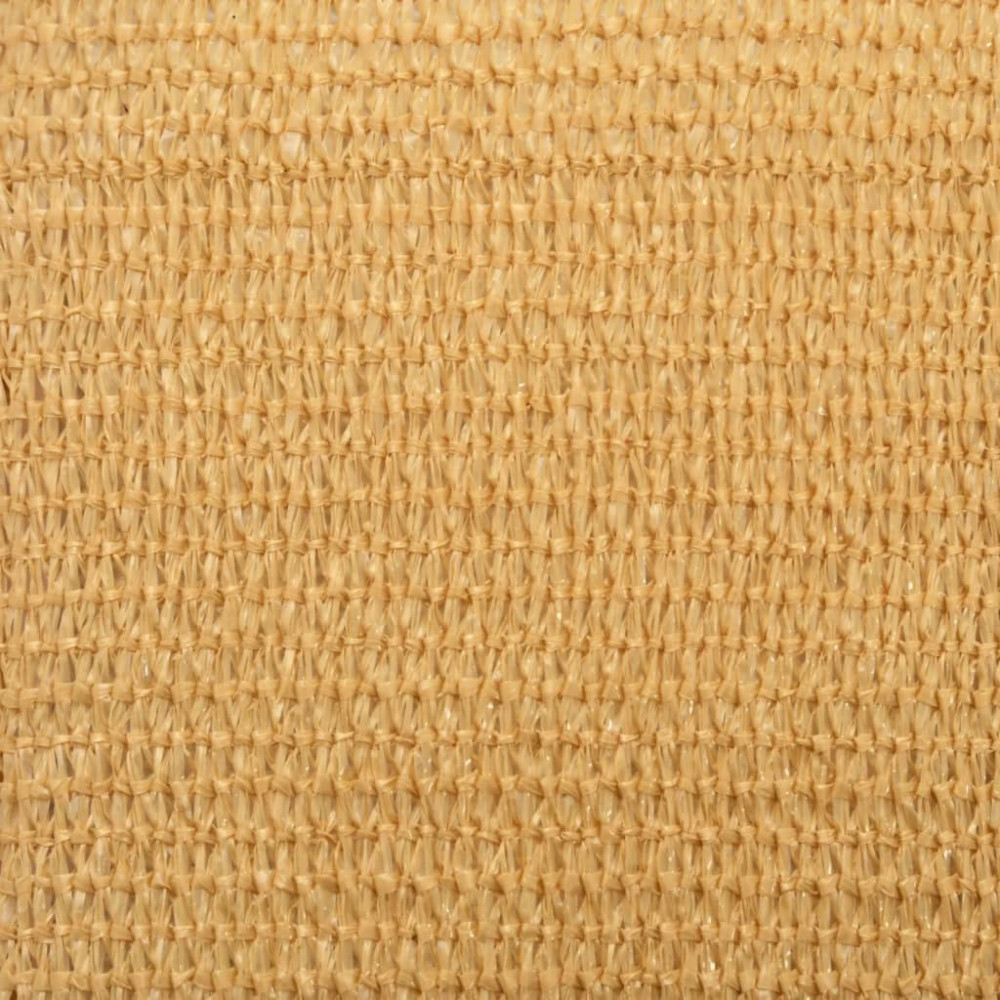 Produktbild för Solsegel 160 g/m² fyrkantig sand 7x7 m HDPE