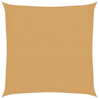 Produktbild för Solsegel 160 g/m² fyrkantig sand 3,6x3,6 m HDPE