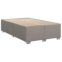 Produktbild för Ramsäng med madrass taupe 100x200 cm tyg