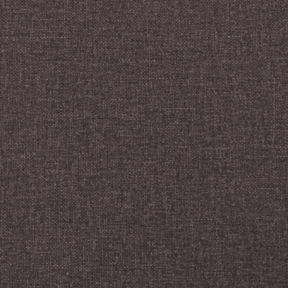 Produktbild för Ramsäng med madrass mörkbrun 90x200 cm tyg