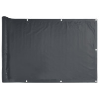 Produktbild för Insynsskydd för balkong antracit 800x75 cm PVC