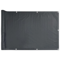 Produktbild för Insynsskydd för balkong antracit 300x120 cm PVC