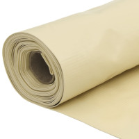 Produktbild för Insynsskydd för balkong gräddvit 500x120 cm PVC