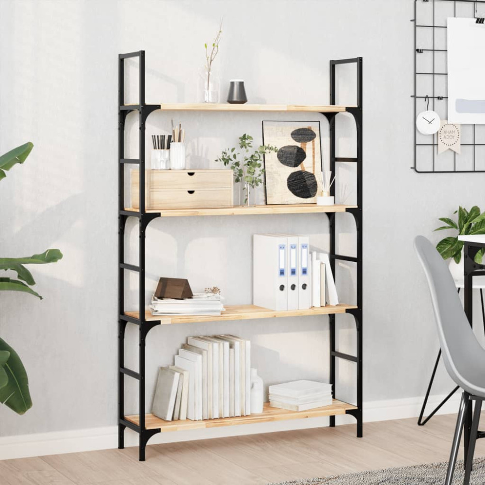 Produktbild för Svävande hyllor 3 st 80x20x2 cm obehandlat massivt akaciaträ