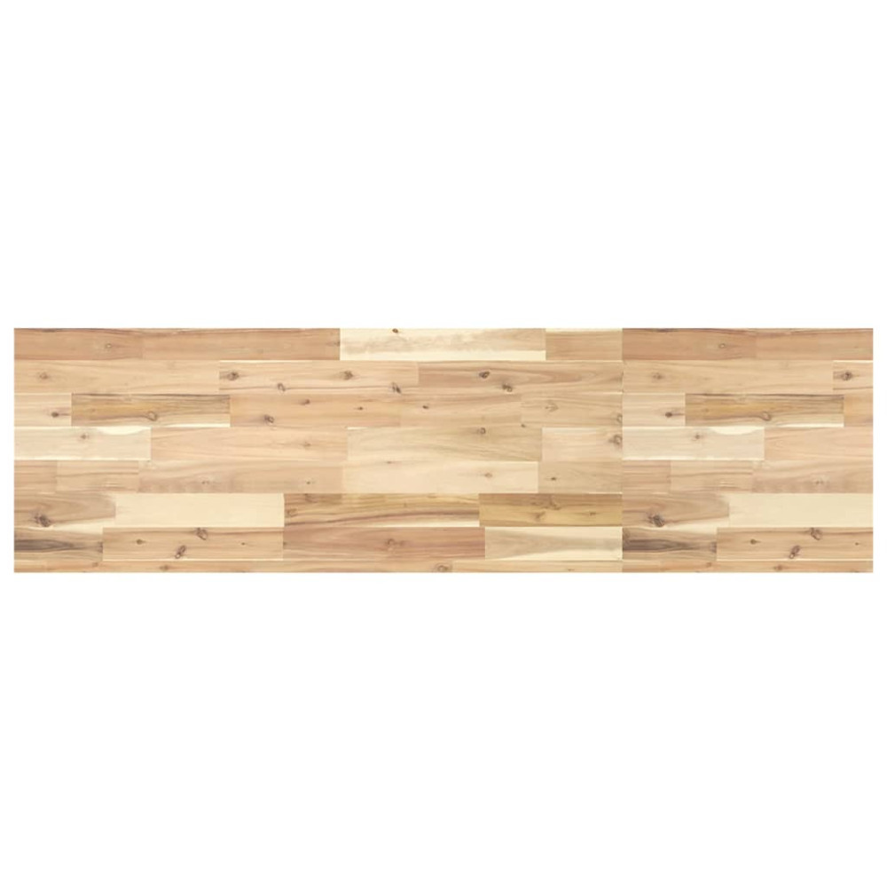 Produktbild för Bänkskiva för badrum obehandlad 160x40x4 cm massivt akaciaträ