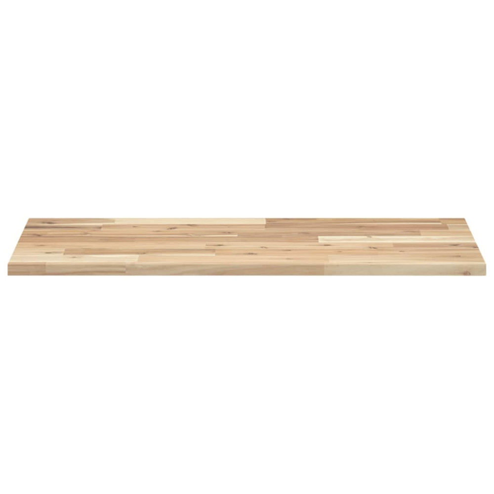 Produktbild för Bänkskiva för badrum obehandlad 100x40x2 cm massivt akaciaträ
