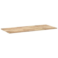 Produktbild för Bänkskiva för badrum obehandlad 120x60x2 cm massivt akaciaträ