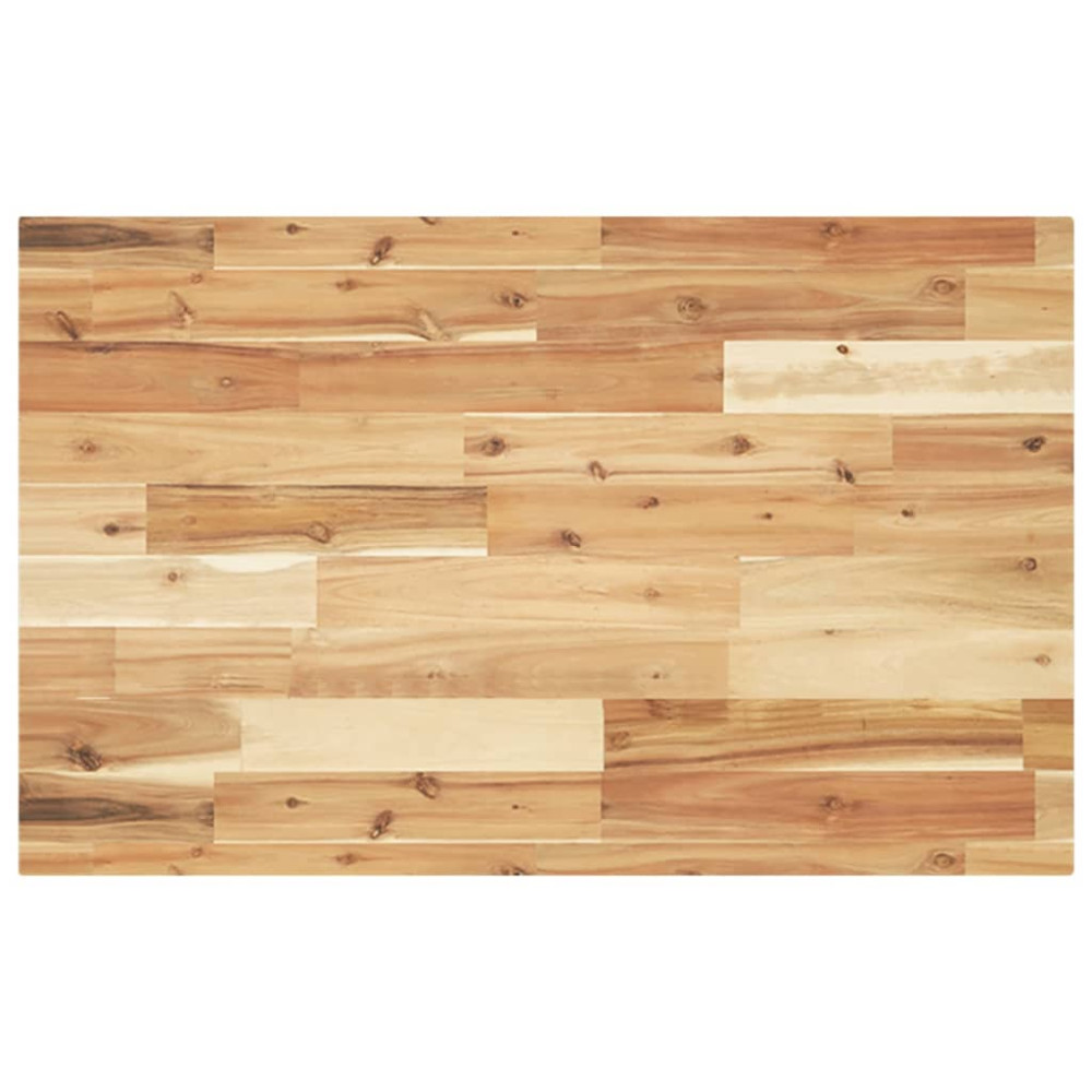 Produktbild för Bänkskiva för badrum behandlad 120x50x4 cm massivt akaciaträ