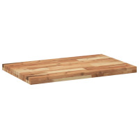 Produktbild för Bänkskiva för badrum behandlad 120x50x4 cm massivt akaciaträ