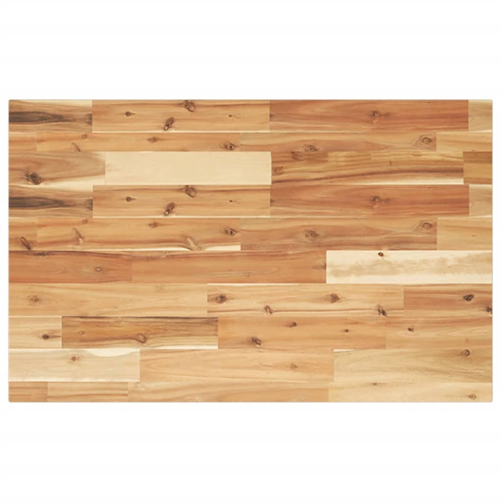 Produktbild för Bänkskiva för badrum behandlad 100x50x2 cm massivt akaciaträ