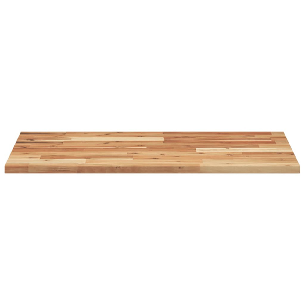 Produktbild för Bänkskiva för badrum behandlad 100x50x2 cm massivt akaciaträ