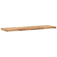 Produktbild för Bänkskiva för badrum behandlad 120x40x4 cm massivt akaciaträ